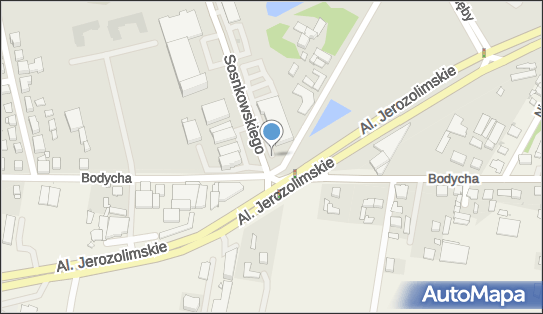 Paczkomat InPost WAW91M, Sosnkowskiego 2, Warszawa 02-495