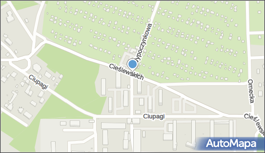 Paczkomat InPost WAW93BAPP, Ciupagi 2a, Warszawa 03-017