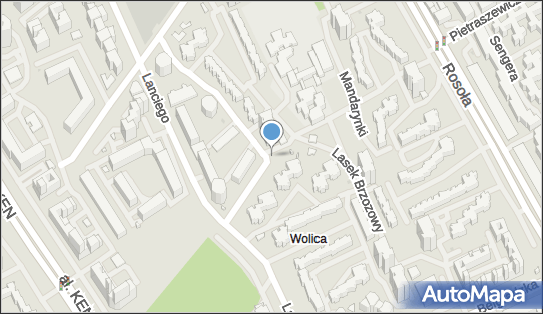 Paczkomat InPost WAW98BAPP, Lasek Brzozowy 13, Warszawa 02-792