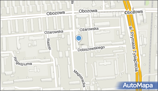 Paczkomat InPost WAW98HP, Ożarowska 61, Warszawa 01-416