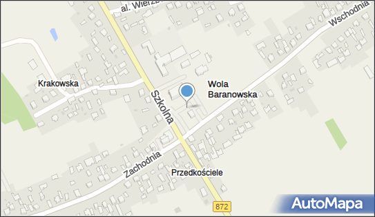 Paczkomat InPost WBA01M, Wschodnia 1, Wola Baranowska 39-450