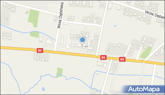 Paczkomat InPost WDE01M, Wola Dębińska 115, Wola Dębińska 32-852