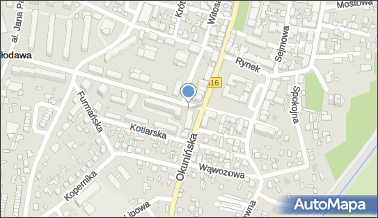 Paczkomat InPost WDW04M, Okunińska 2, Włodawa 22-200