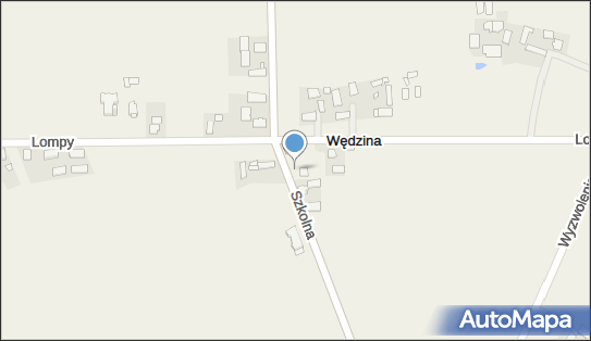 Paczkomat InPost WDZA01G, Szkolna 14, Wędzina 42-793