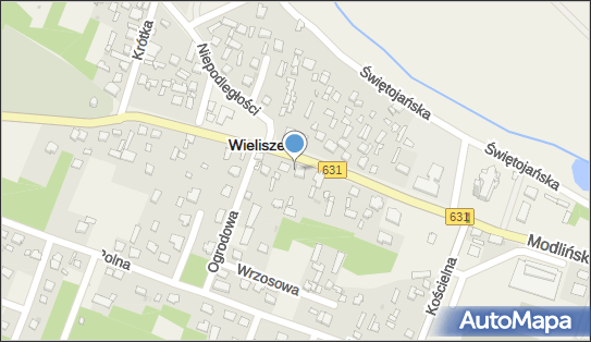 Paczkomat InPost WEW01N, Modlińska 85, Wieliszew 05-135