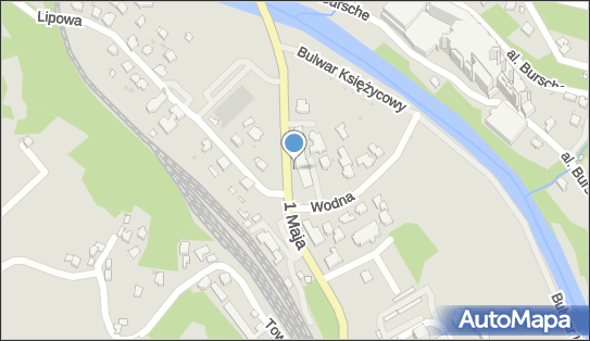 Paczkomat InPost WIS01A, 1 Maja 66C, Wisła 43-460