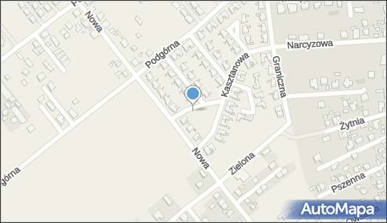 Paczkomat InPost WIY04M, Kasztanowa 3, Wiry 62-051