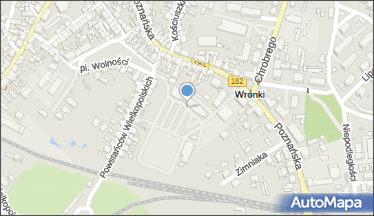 Paczkomat InPost WKI02N, Plac Targowy 3, Wronki 64-510