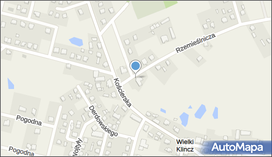 Paczkomat InPost WKL01N, Rzemieślnicza 2c, Wielki Klincz 83-423