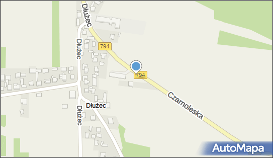 Paczkomat InPost WLB02APP, Dłużec 14A, Wolbrom 32-340