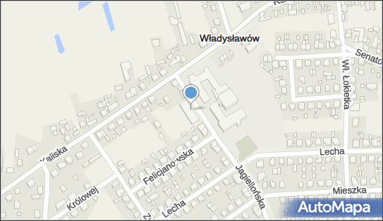 Paczkomat InPost WLD01N, Jagiellońska 1A, Władysławów 62-710