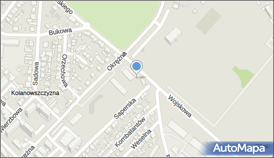 Paczkomat InPost WLO01APP, Okrężna 23, Włocławek 87-800