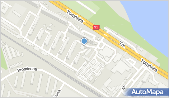 Paczkomat InPost WLO01A, Toruńska 91, Włocławek 87-800