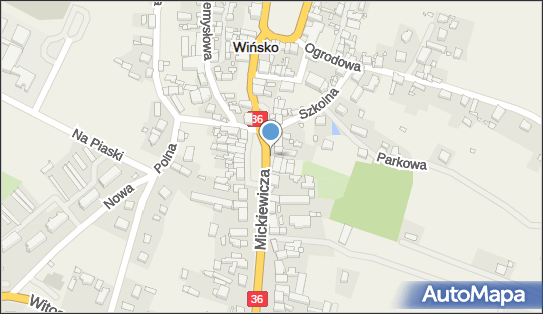 Paczkomat InPost WNO01A, Mickiewicza 7, Wińsko 56-160