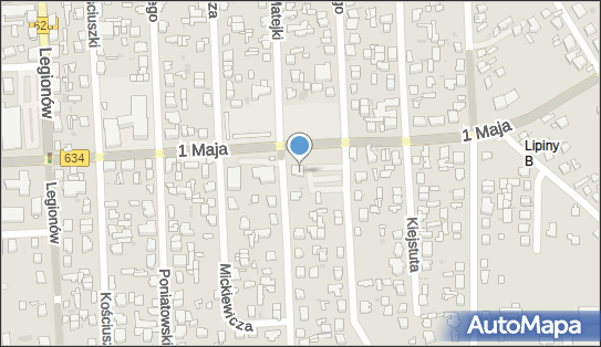 Paczkomat InPost WOL01N, Matejki 23, Wołomin 05-200