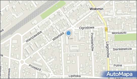 Paczkomat InPost WOL06M, Prądzyńskiego 3, Wołomin 05-200