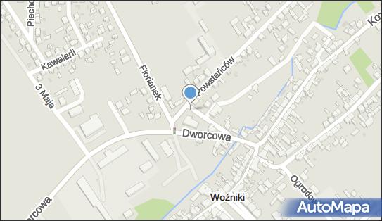 Paczkomat InPost WOZ01M, Dworcowa 6, Woźniki 42-289