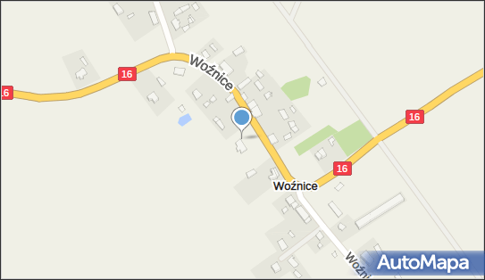 Paczkomat InPost WOZN01M, Woźnice 21, Woźnice 11-730