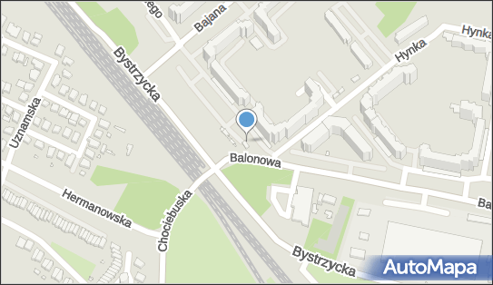 Paczkomat InPost WRO02APP, Bystrzycka 91, Wrocław 54-129