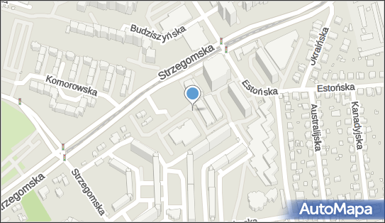 Paczkomat InPost WRO05APP, Strzegomska 206, Wrocław 54-432