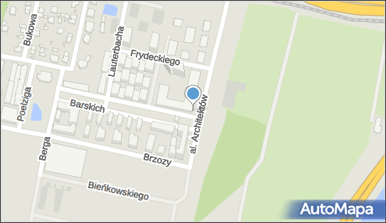 Paczkomat InPost WRO05HP, Architektów 14D, Wrocław 54-115