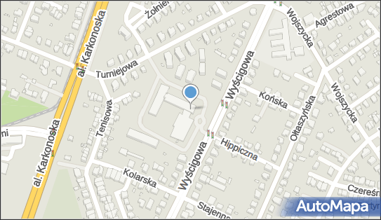 Paczkomat InPost WRO112M, Wyścigowa 35, Wrocław 53-011