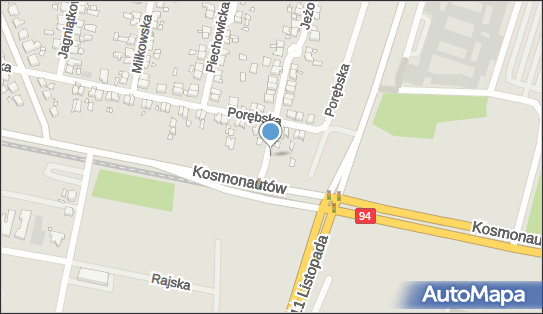 Paczkomat InPost WRO190M, Porębska 8, Wrocław 54-048