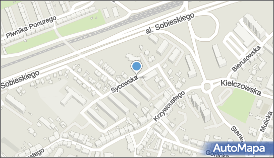 Paczkomat InPost WRO267M, Sycowska 8, Wrocław 51-312