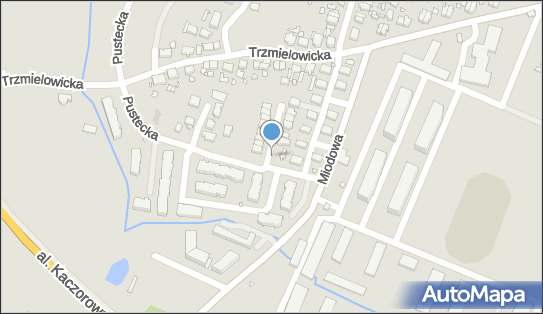 Paczkomat InPost WRO288M, Pustecka 3, Wrocław 54-011