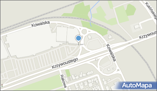 Paczkomat InPost WRO323M, Krzywoustego 126, Wrocław 51-421