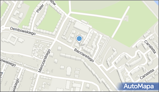 Paczkomat InPost WRO35N, Bacciarellego 6, Wrocław 51-663