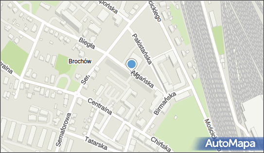 Paczkomat InPost WRO89M, Afgańska 3, Wrocław 52-117