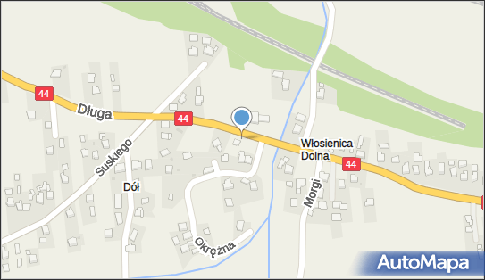 Paczkomat InPost WSA02M, Długa 38A, Włosienica 32-642