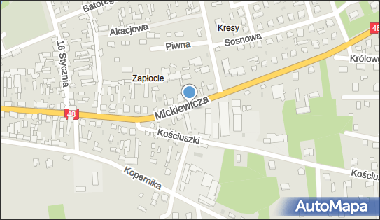 Paczkomat InPost WSM01BAPP, Mickiewicza 60, Wyśmierzyce 26-811