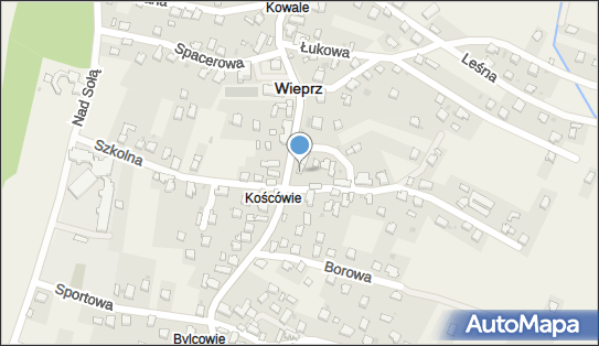 Paczkomat InPost WUP01N, Żywiecka 864, Wieprz 34-382