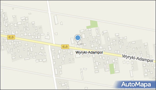 Paczkomat InPost WYP01M, Wyryki 145A, Wyryki-Połód 22-205