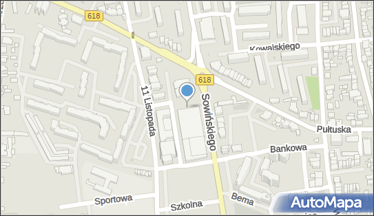 Paczkomat InPost WYS04M, Generała Józefa Sowińskiego 62, Wyszków 07-200