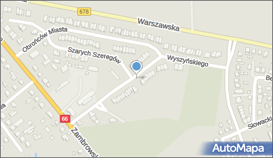 Paczkomat InPost WZM02BAPP, Wyszyńskiego 26, Wysokie Mazowieckie 18-200