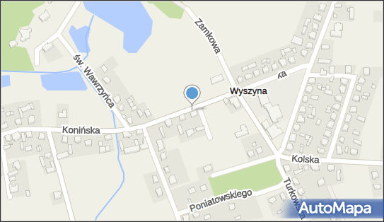 Paczkomat InPost WZY01M, Konińska 2, Wyszyna 62-710