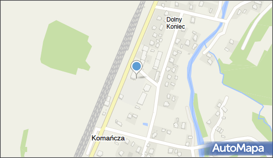 Paczkomat InPost XCZ01BAPP, Komańcza 86, Komańcza 38-543