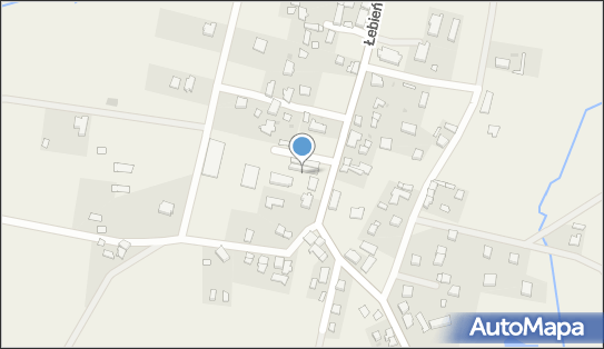 Paczkomat InPost XEB01M, Łebień 22, Łebień 84-350