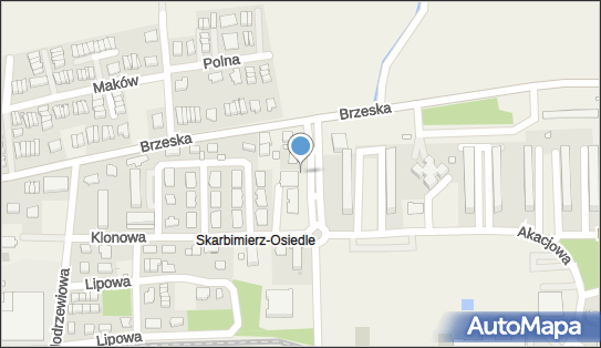 Paczkomat InPost XOD01M, Parkowa 6a, Skarbimierz-Osiedle 49-318