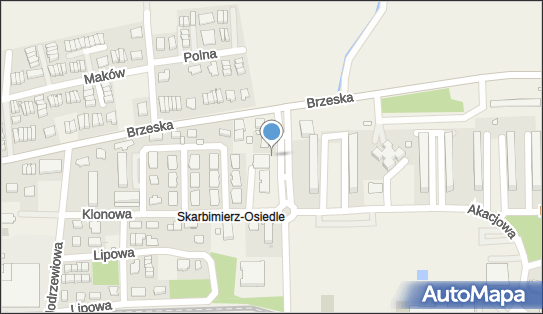 Paczkomat InPost XOD01M, Parkowa 6a, Skarbimierz-Osiedle 49-318