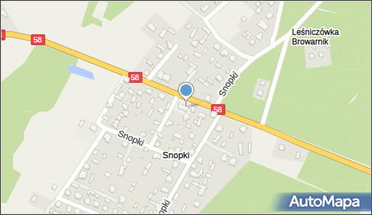 Paczkomat InPost XOP01M, Snopki 27B, Snopki 12-200