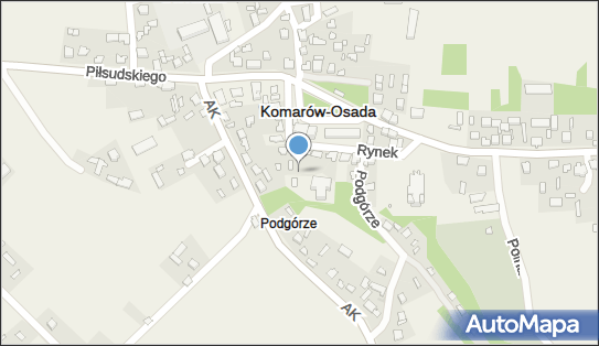 Paczkomat InPost XQA01M, Rynek 12, Komarów-Osada 22-435