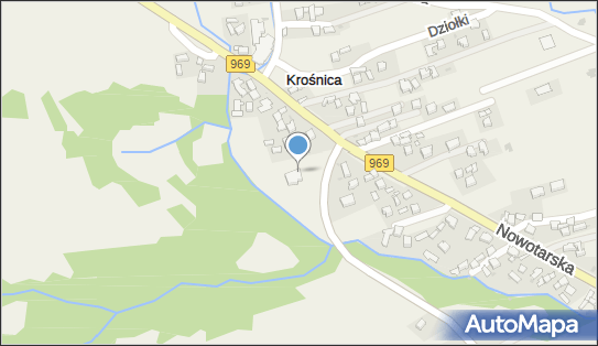 Paczkomat InPost XRO01M, Flisacka 2, Krośnica 34-450