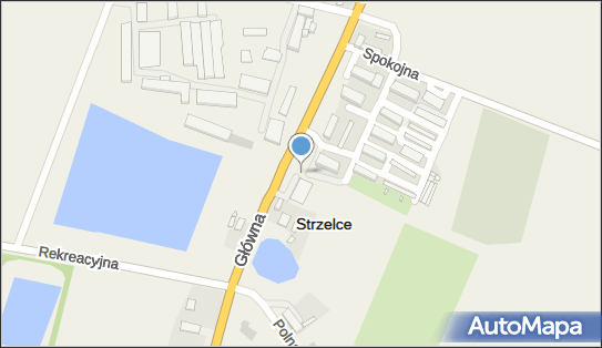 Paczkomat InPost XTC01M, Głowna 25, Strzelce 99-307