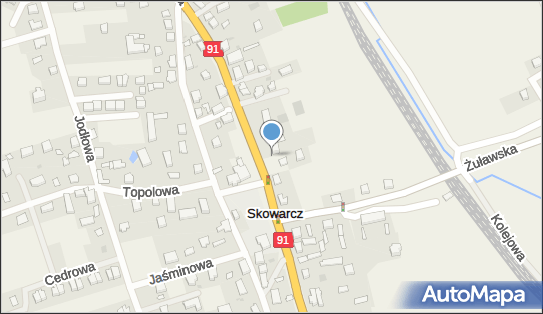 Paczkomat InPost XWC02M, Gdańska 30, Skowarcz 83-032