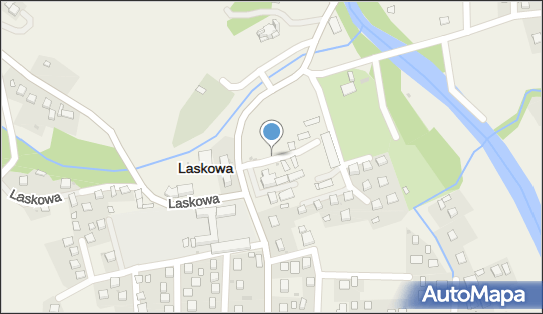 Paczkomat InPost XYC01M, Laskowa 419, Laskowa 34-602