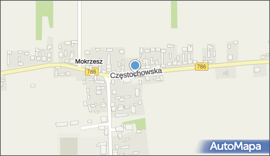 Paczkomat InPost YMZ01M, Częstochowska 7, Mokrzesz 42-244